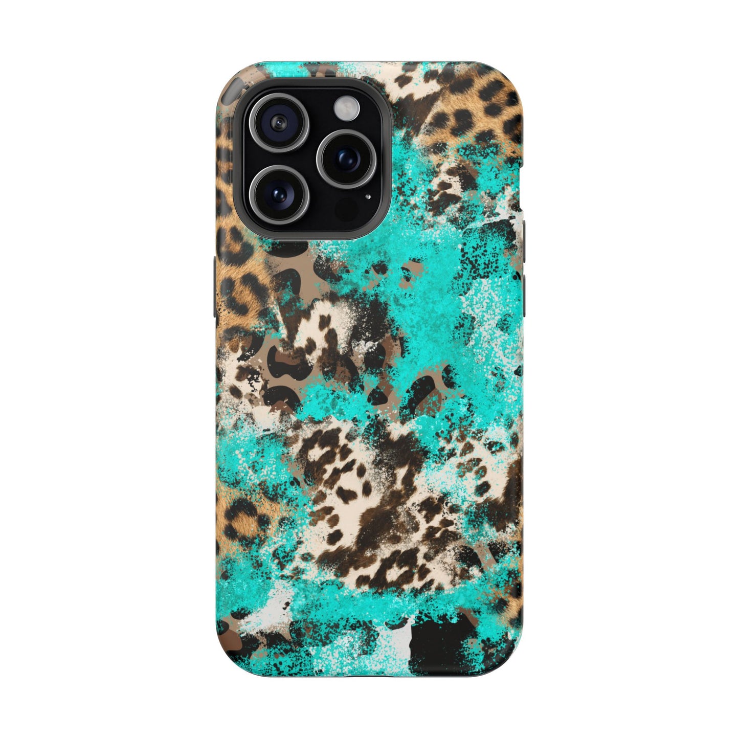 Aqua Splash Leopard - MagSafe iPhone Series Case