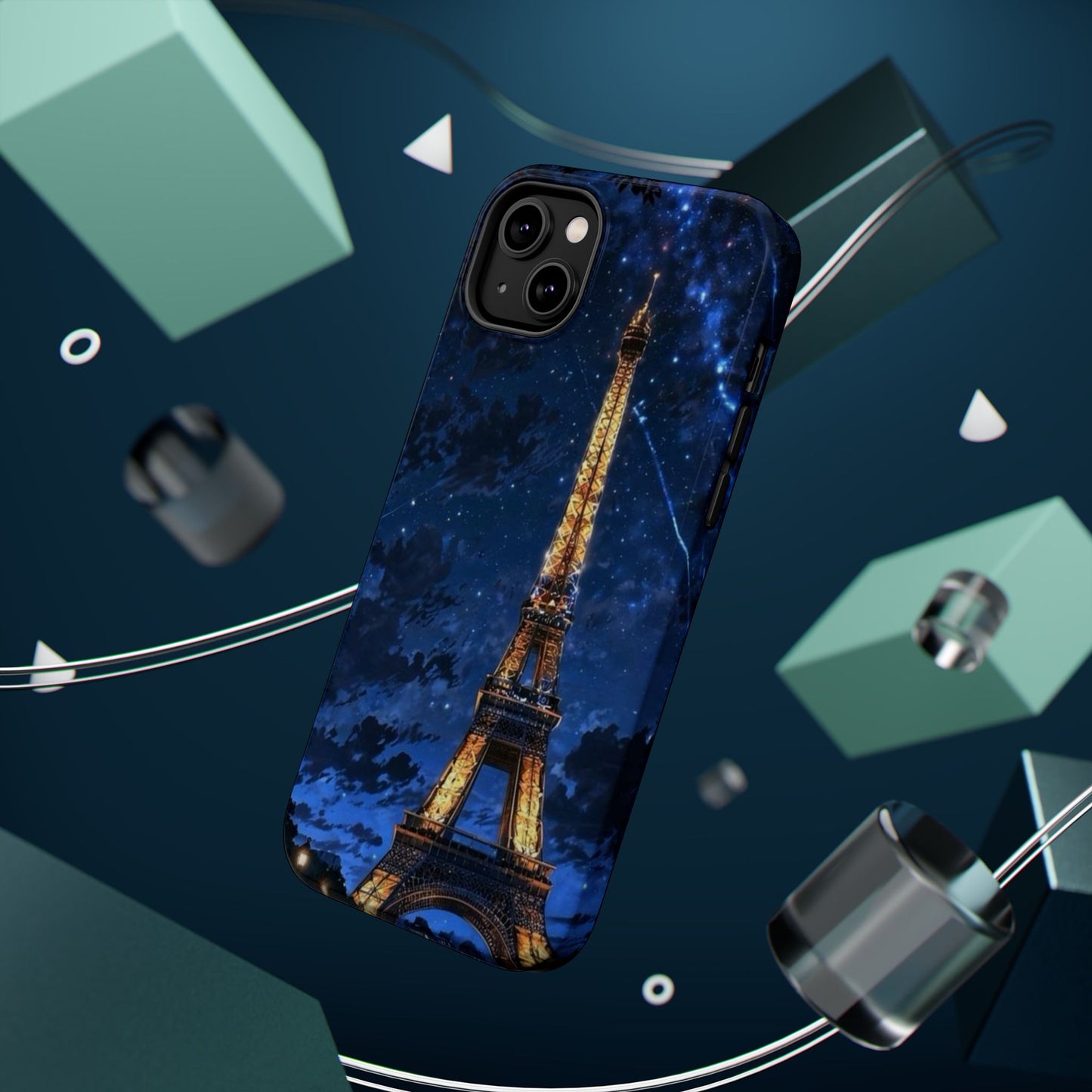 MagSafe Case - Eiffel Tower Under Starlit Sky Design