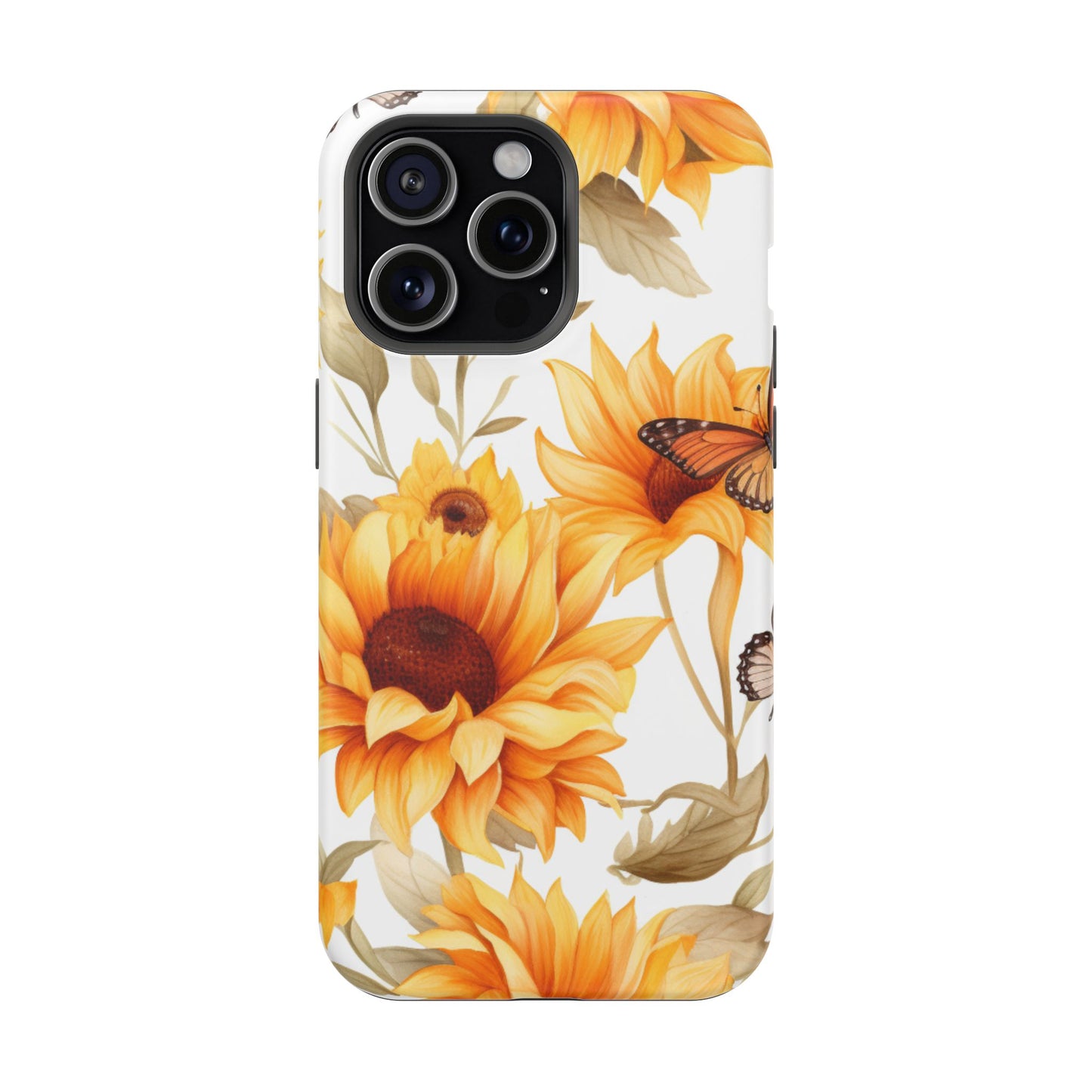 Sunflower & Monarch Garden - MagSafe iPhone Series Case