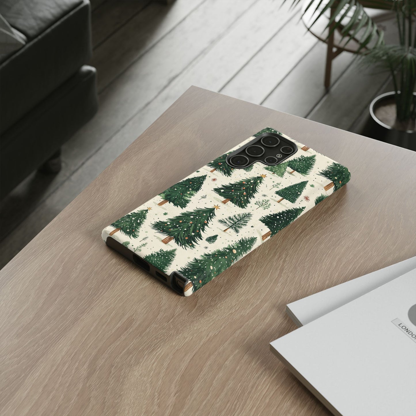 Festive Christmas Tree Forest Pattern – Samsung Galaxy Series Case