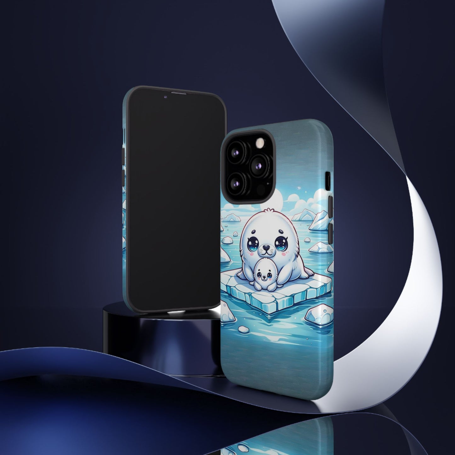 Arctic Embrace Seal iPhone Case