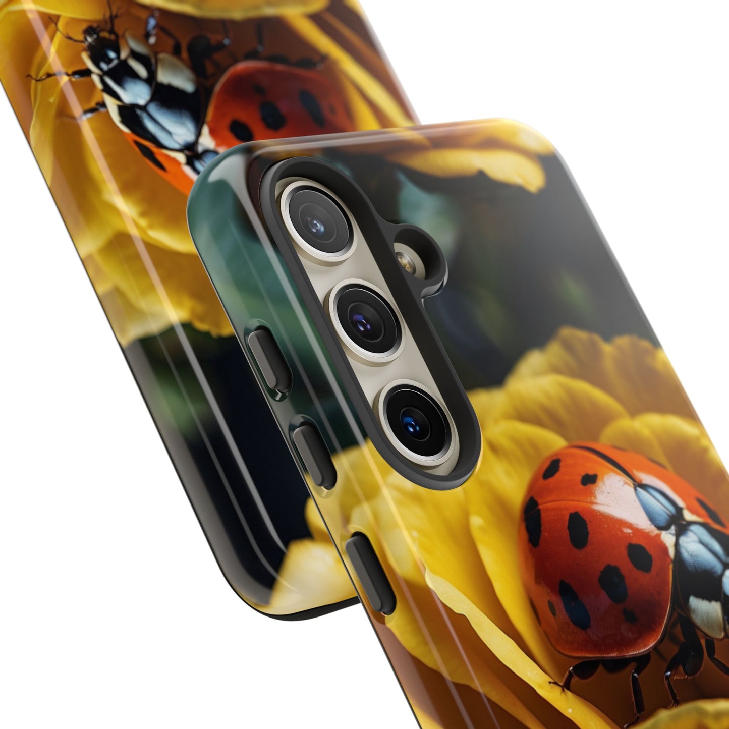 Samsung Galaxy Case: Ladybug on Yellow Petals