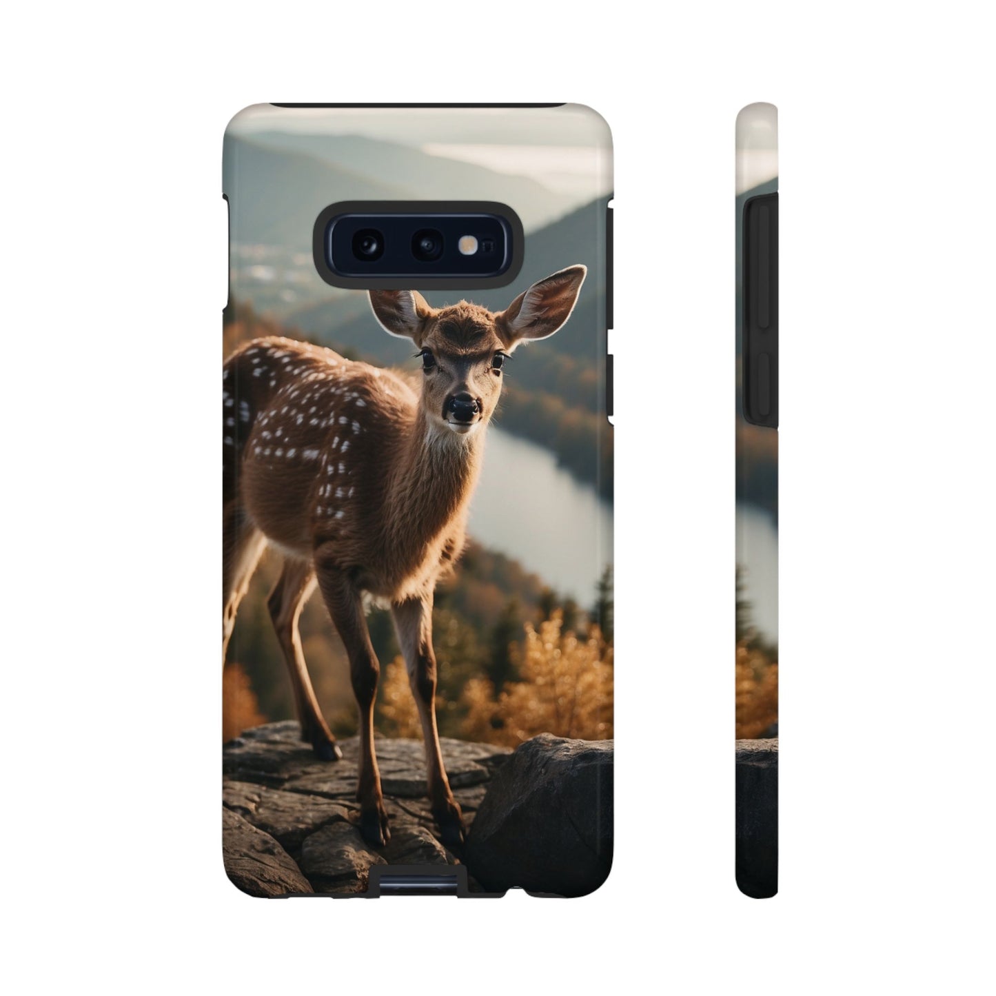 Whimsical Fawn in a Sunlit Forest iPhone Case