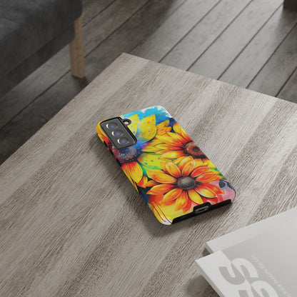 Vibrant Sunflower Splash - Samsung Galaxy Series Case