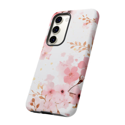 Soft Pink Cherry Blossom Samsung Galaxy Case – Elegant Floral Design