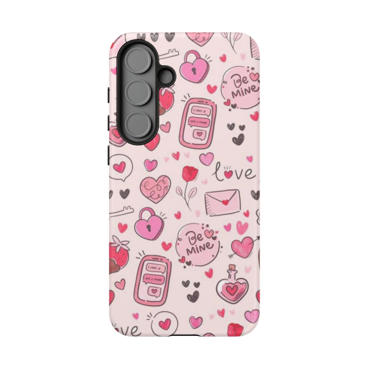 Samsung Galaxy Case: Playful Valentine's Day Icons Case