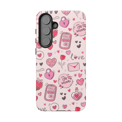 Samsung Galaxy Case: Playful Valentine's Day Icons Case