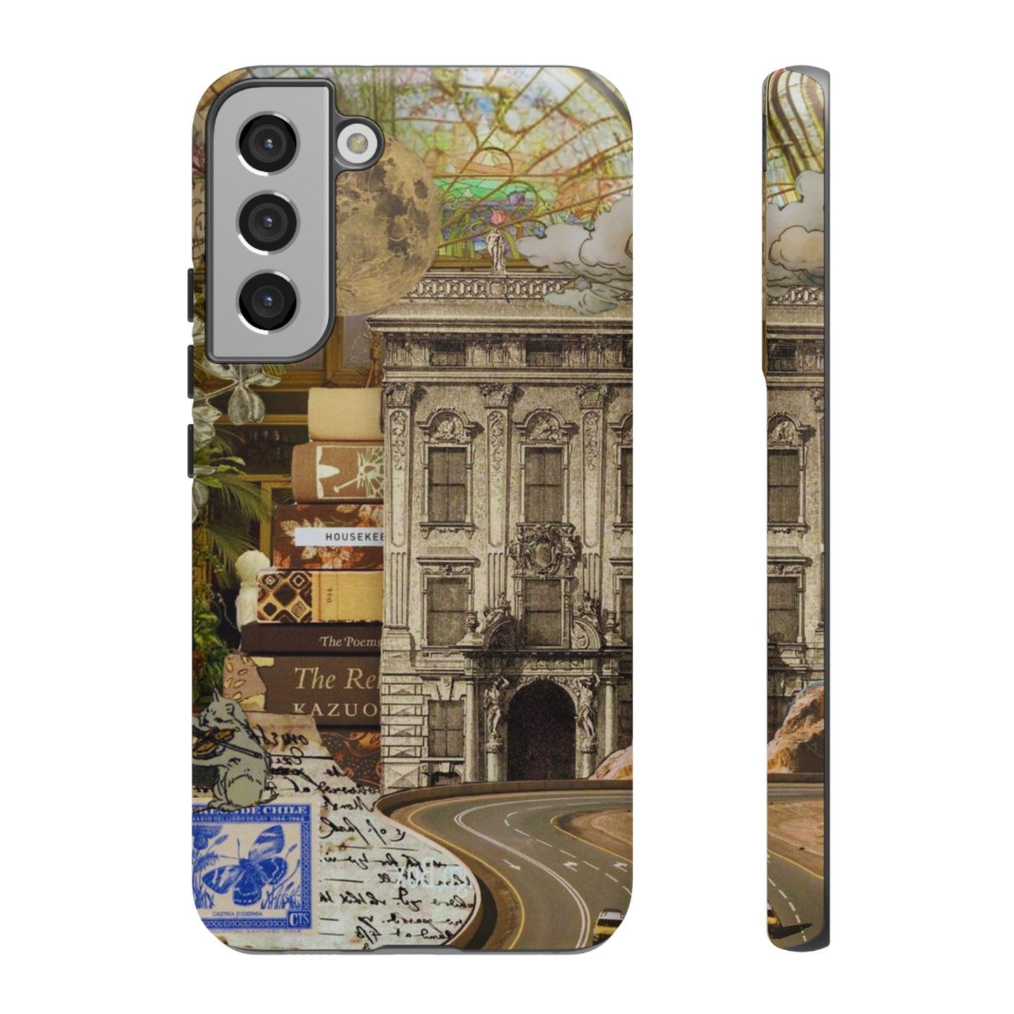 Whimsical Road Trip Collage Samsung Galaxy Case – Dual - Layer Protection with Vintage Art and Adventure Design - BOGO Cases