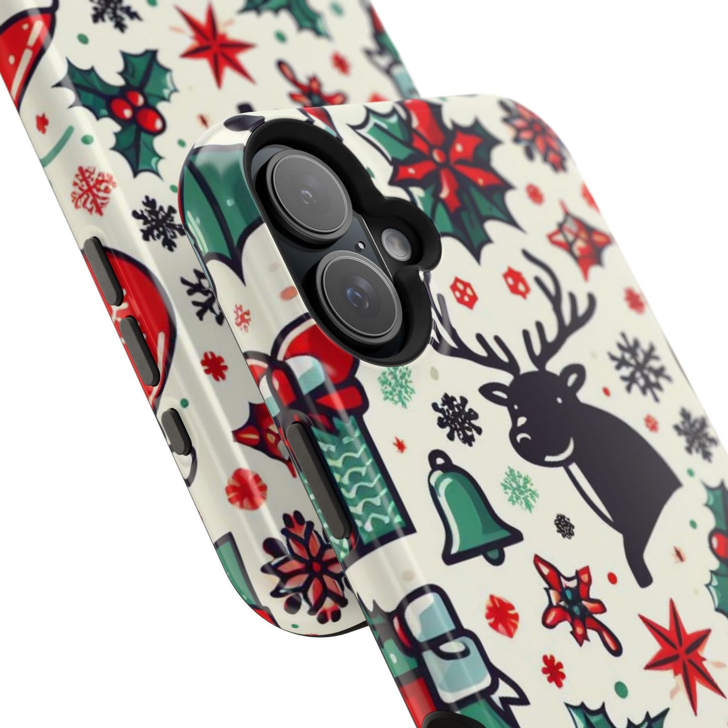 Cartoon Christmas Cheer – MagSafe iPhone Case