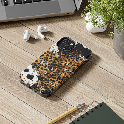 Bold Leopard Ink Splash - iPhone Series Case