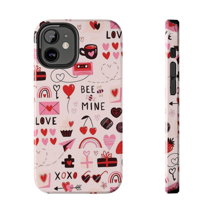 iPhone Case: Bee Mine Love Doodles