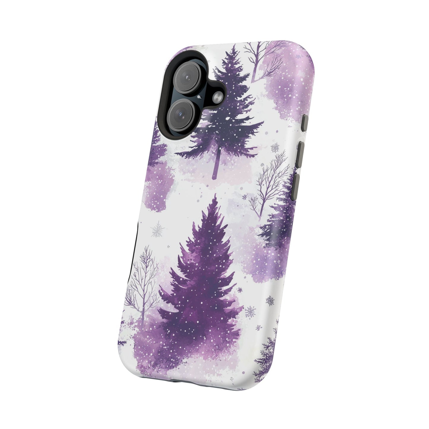 Purple Snowy Forest - MagSafe iPhone Series Case