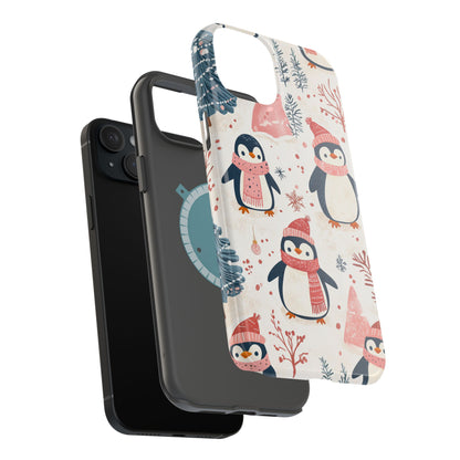 Penguin Paradise – Christmas Cheer MagSafe iPhone Case