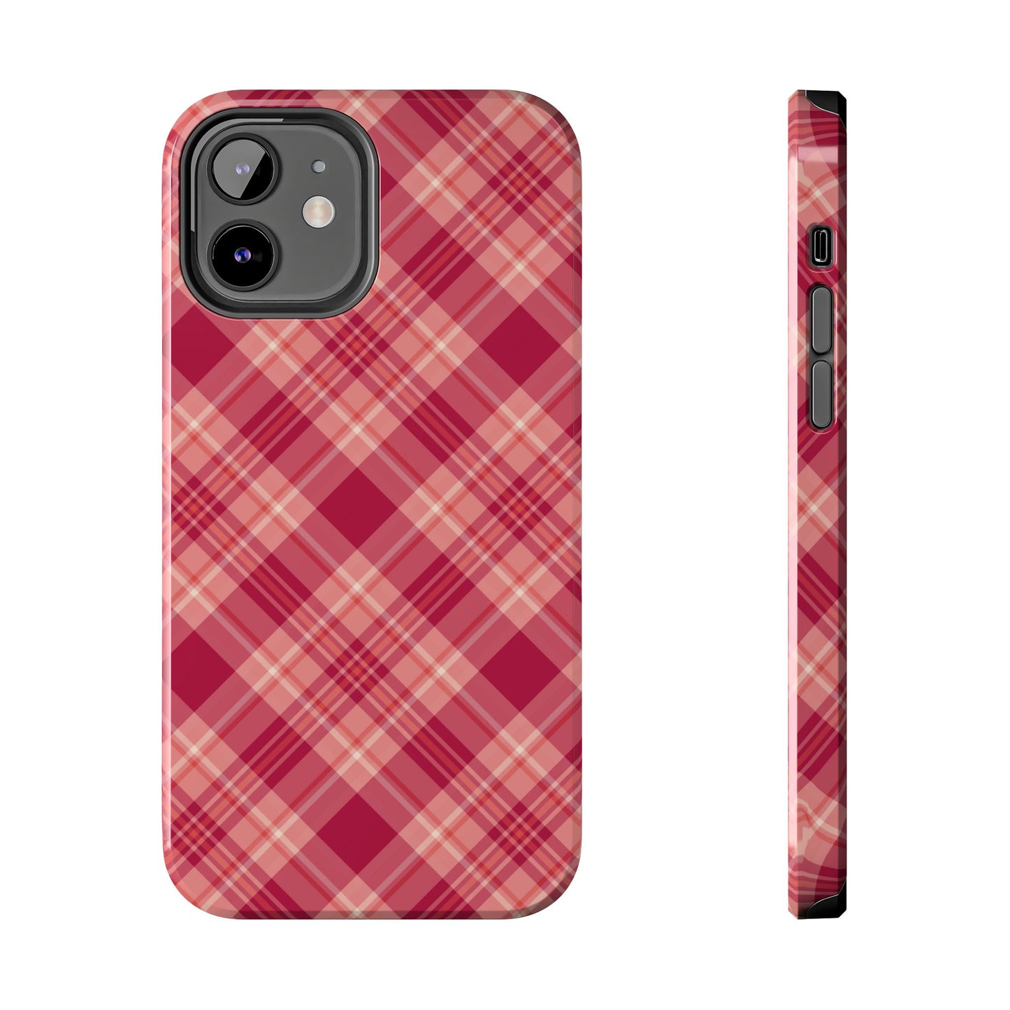 Rustic Red Plaid – iPhone Series Case