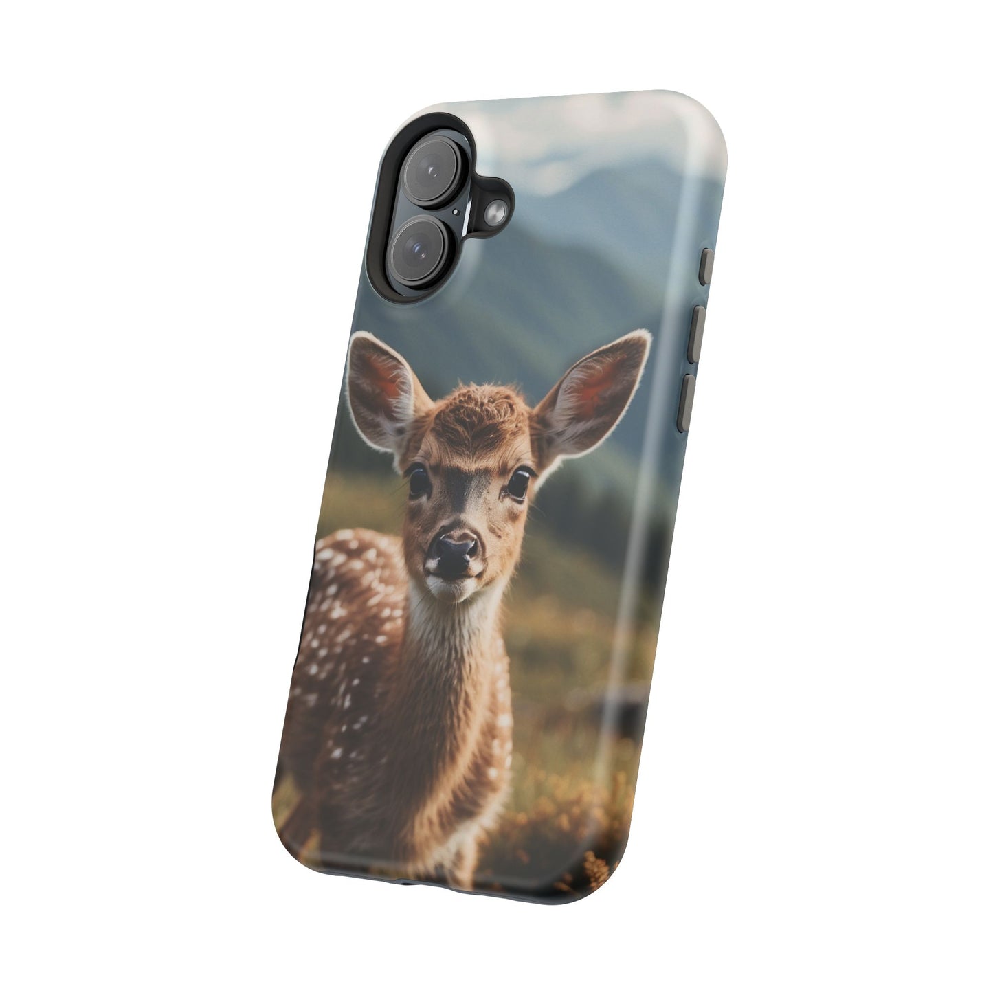 Gentle Fawn in Mountain Meadows MagSafe iPhone Case