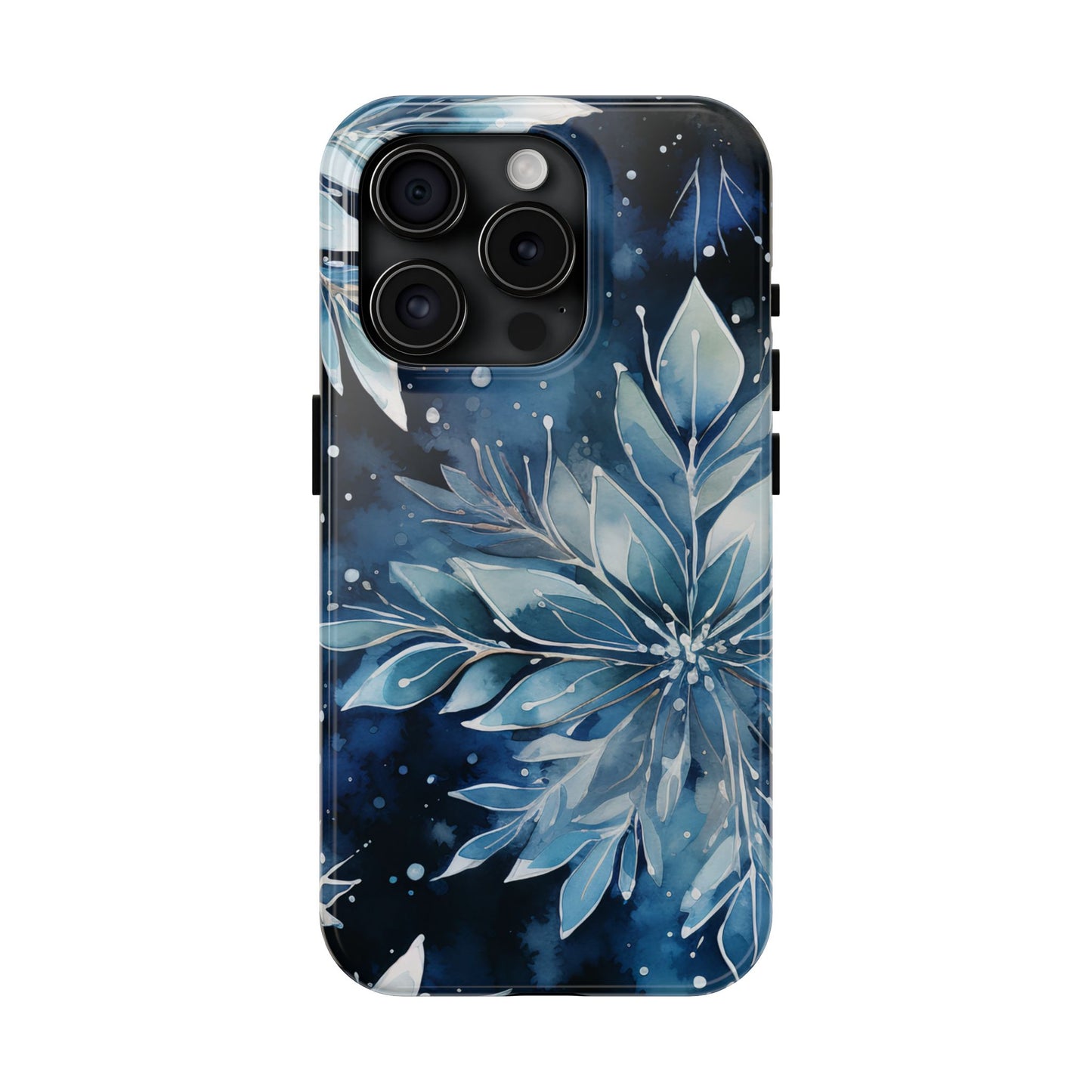 Winter’s Embrace – Blue Snowflake Samsung Galaxy Case