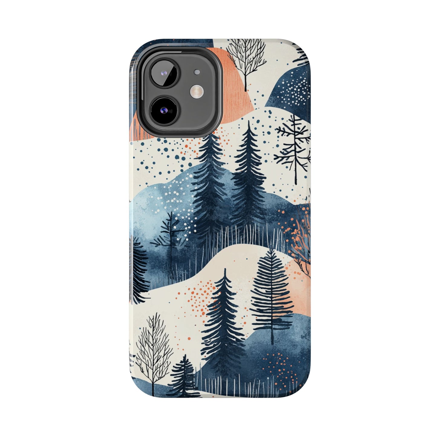 Winter Forest Samsung Galaxy Case | Watercolor Pine Trees