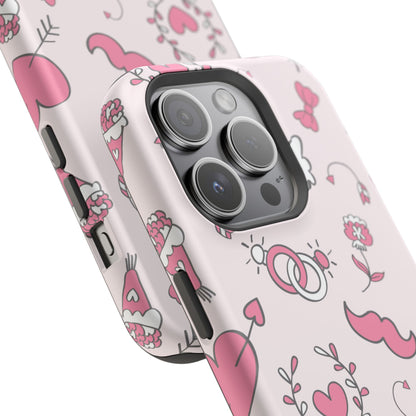 Pink Love Icons MagSafe Case