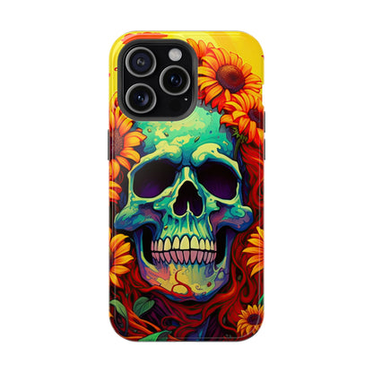 Sun Kissed Skull MagSafe iPhone Case