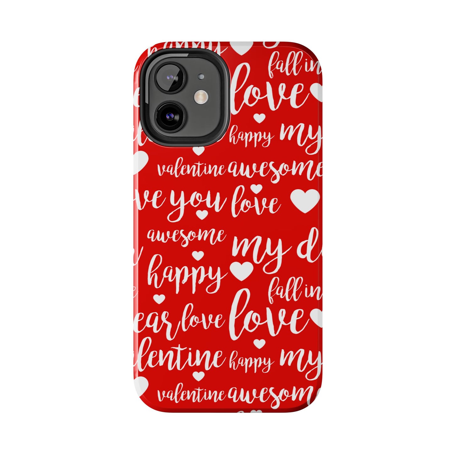 Valentine Words Pattern – iPhone Case