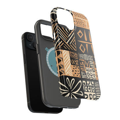 Tribal Geo-Pattern MagSafe Case – Bold Ethnic Design