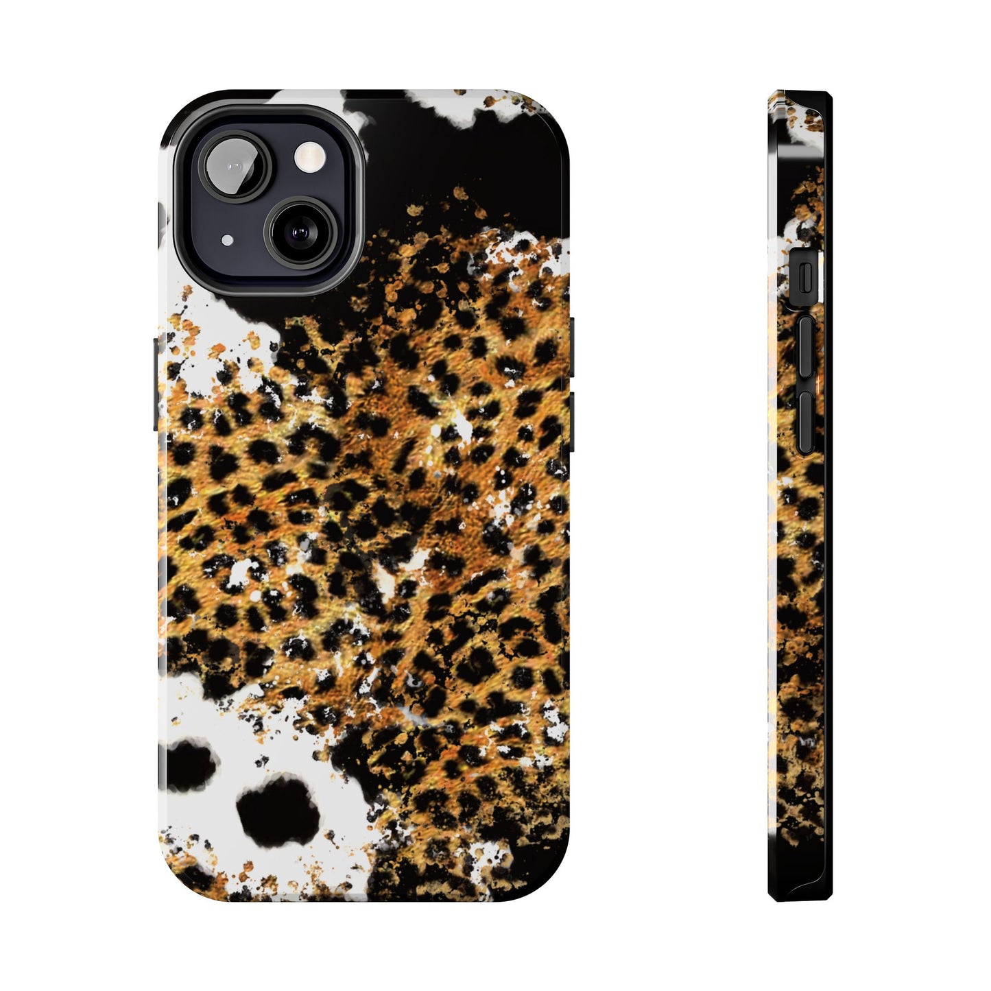 Bold Leopard Ink Splash - iPhone Series Case