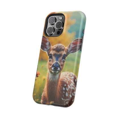 MagSafe-Compatible iPhone Case – Golden Meadow Fawn