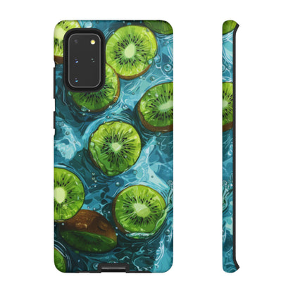 Tropical Kiwi Splash Samsung Galaxy  Case – Tough Dual-Layer, Vibrant Summer Design