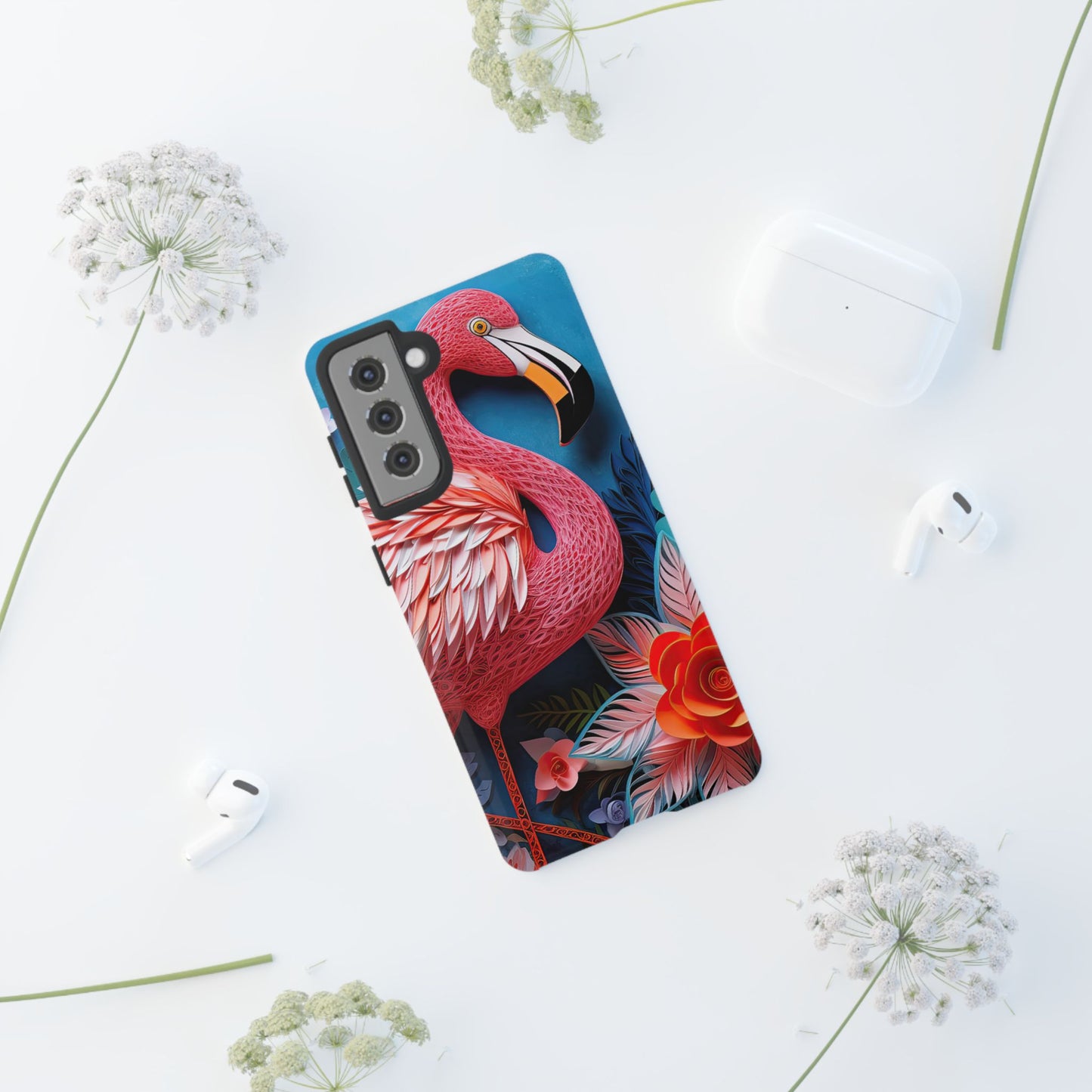 Flamingo Dreams – Bold Tropical Samsung Case