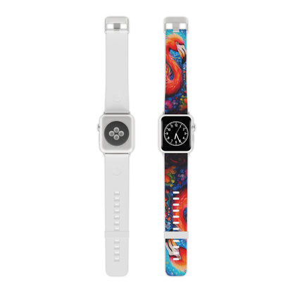 Tropical Elegance Flamingo Apple Watch Band