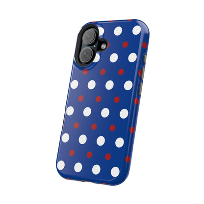 Patriotic Polka Dots – MagSafe iPhone Case