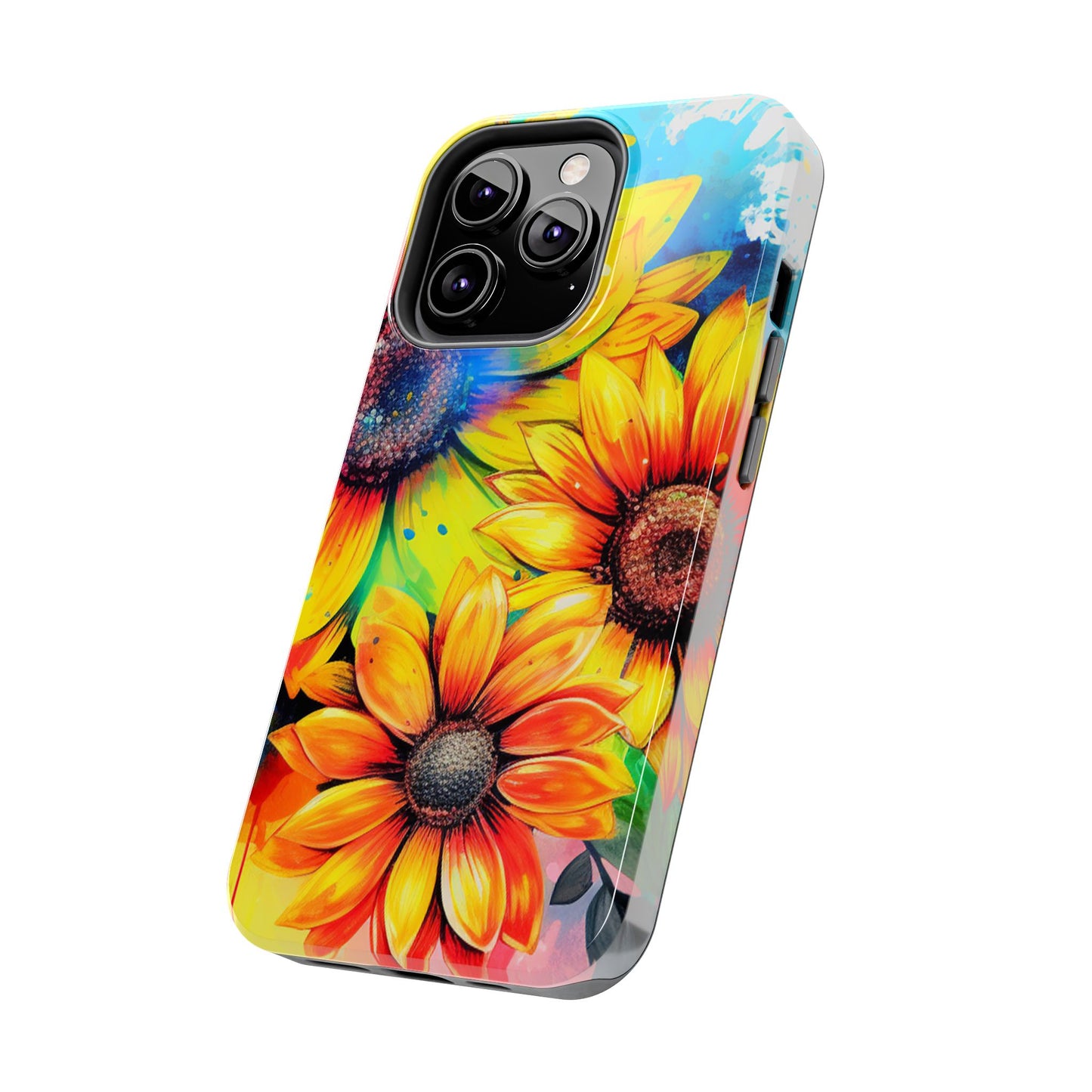 Vibrant Sunflower Splash - iPhone Series Case