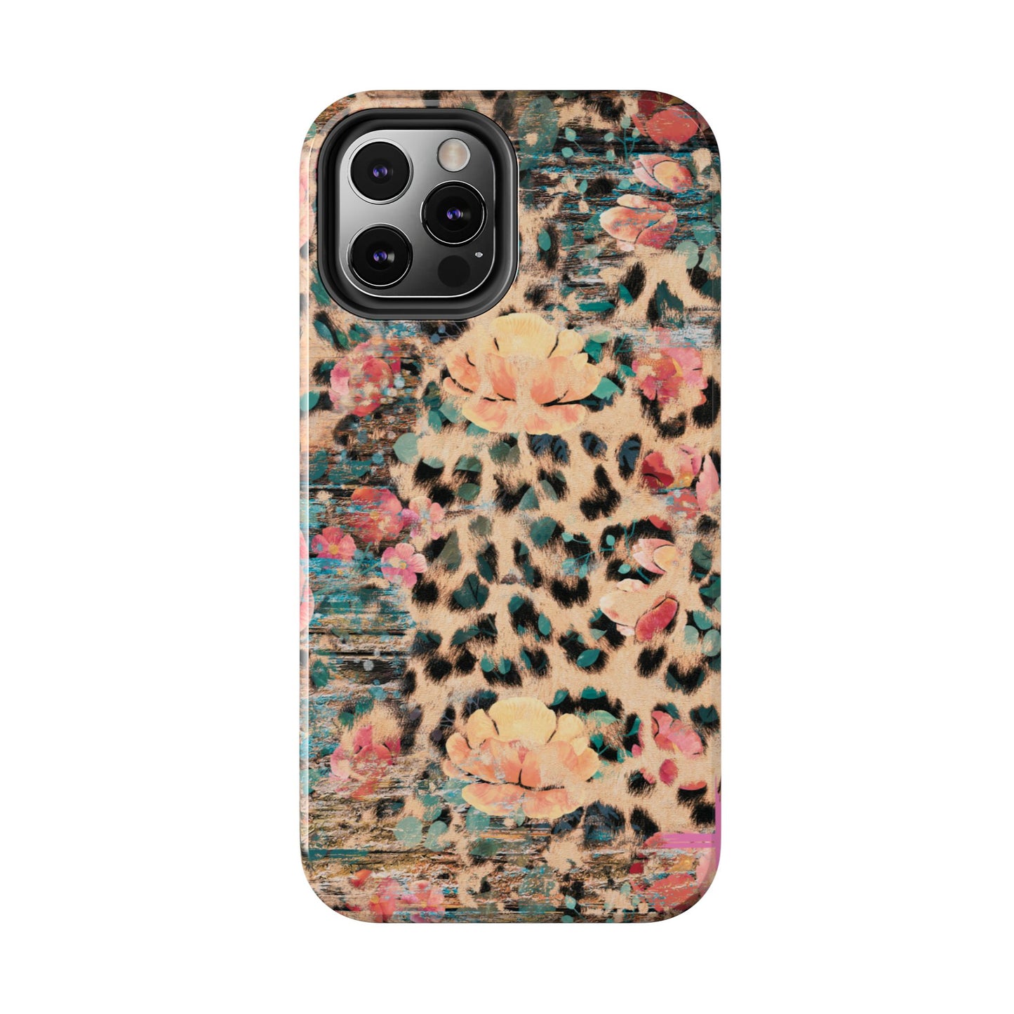 Rustic Floral Leopard - iPhone Series Case