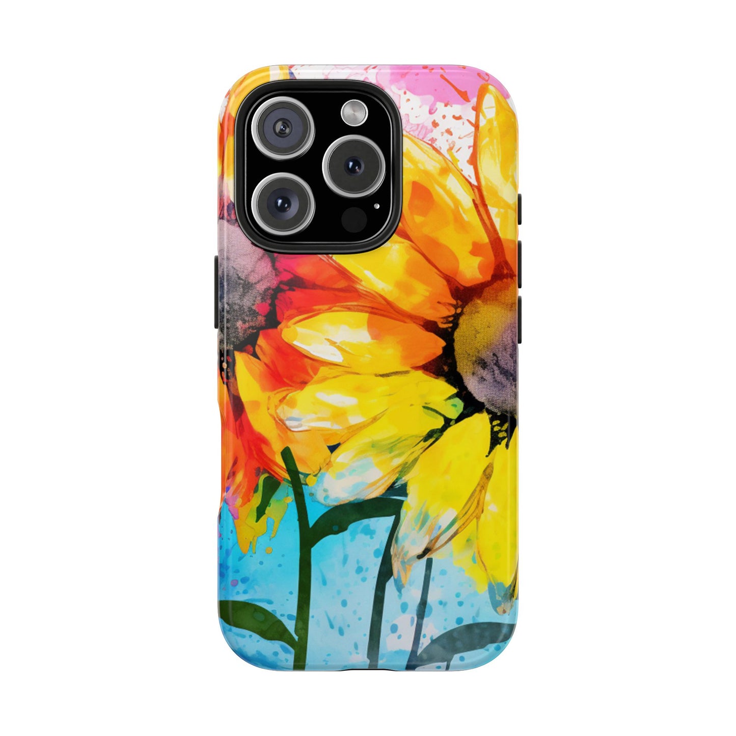 Bold Watercolor Sunflowers - iPhone Series Case