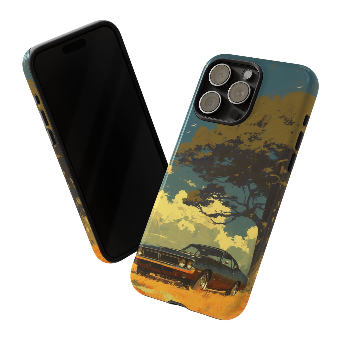 Retro Road Trip Vintage Car iPhone Case