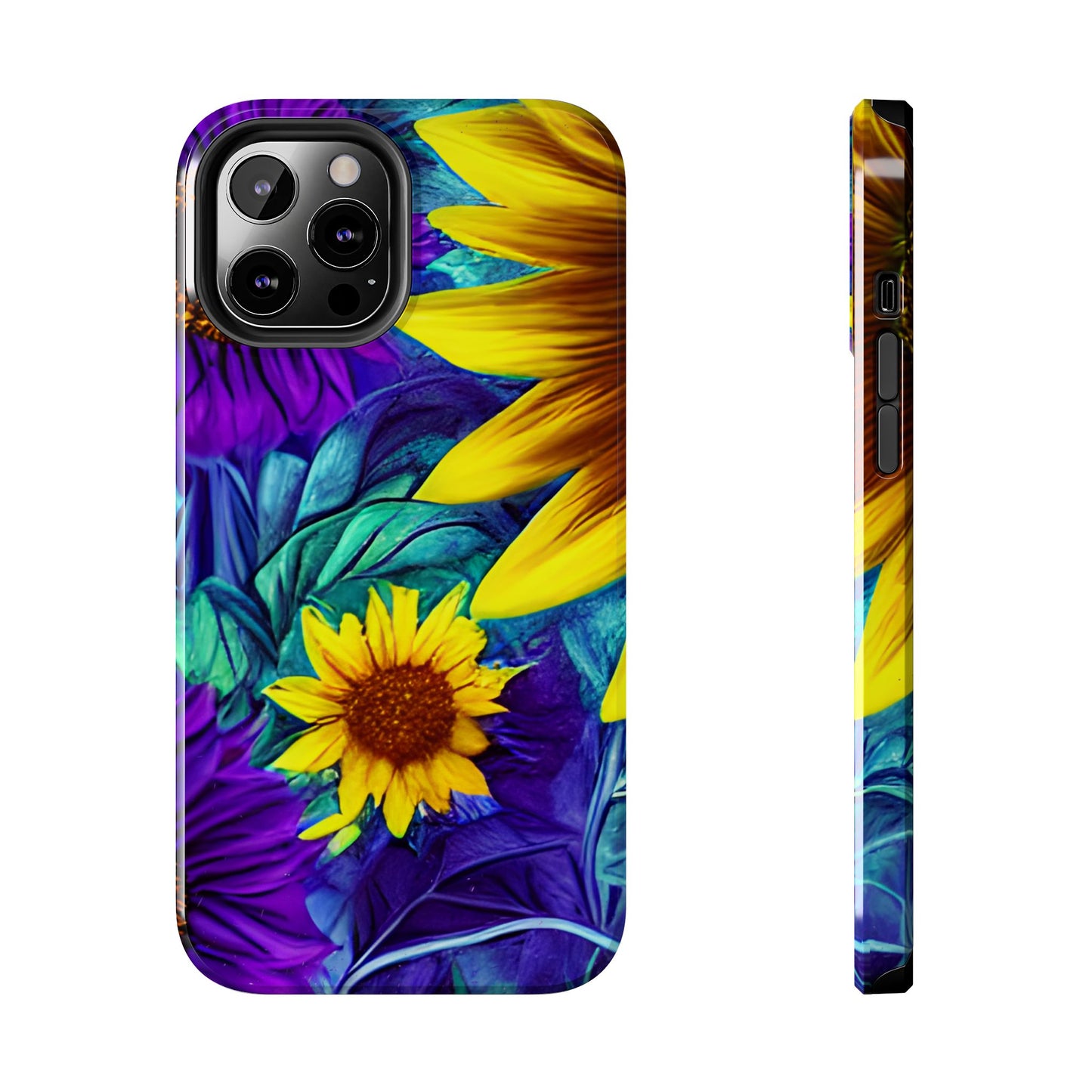 Purple & Gold Sunflower Dream - iPhone Series Case