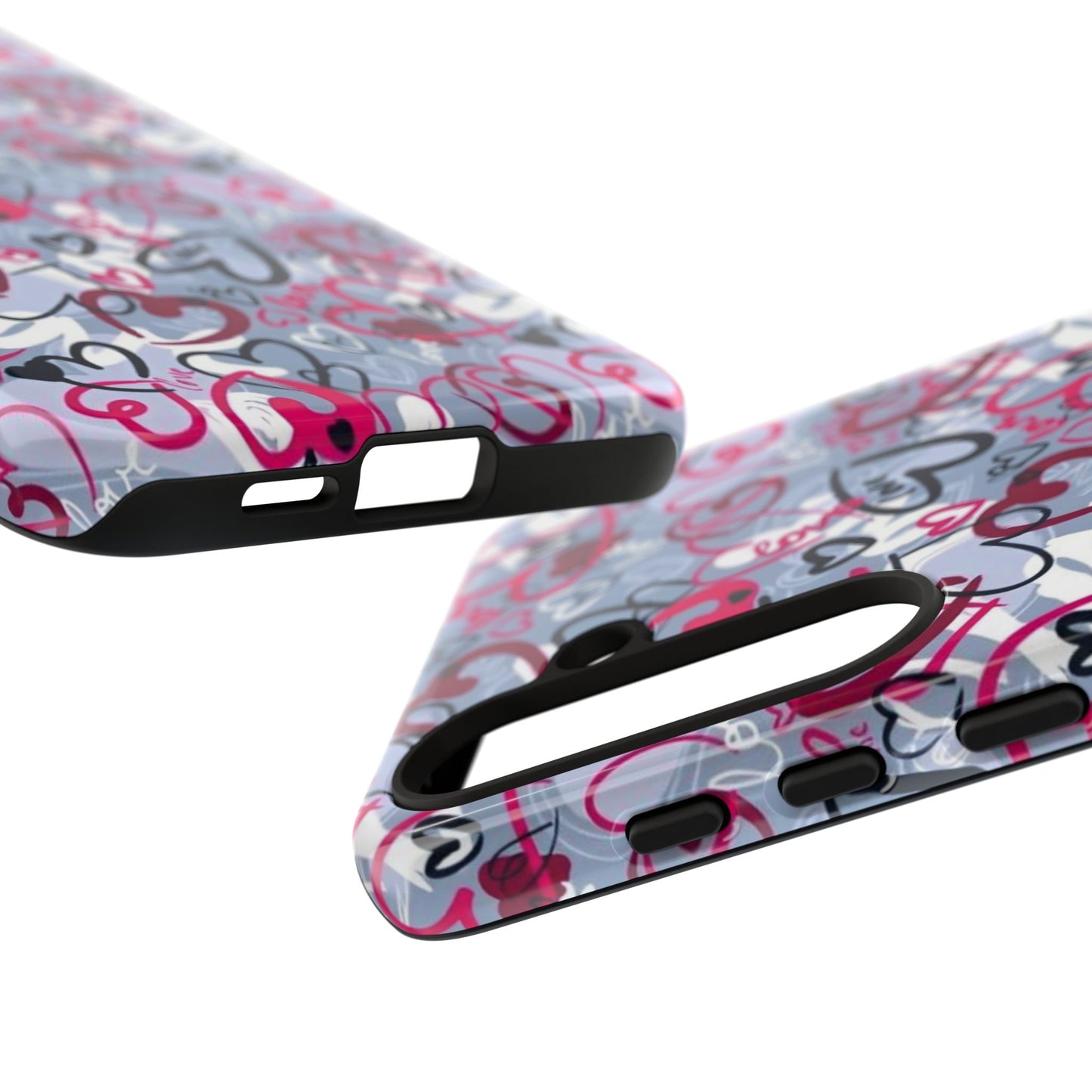 Graffiti Love Hearts Samsung Galaxy Case