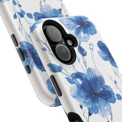 Ethereal Blue Blossoms iPhone Case