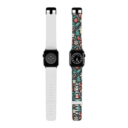 Festive Woodland Holiday Apple Watch Band