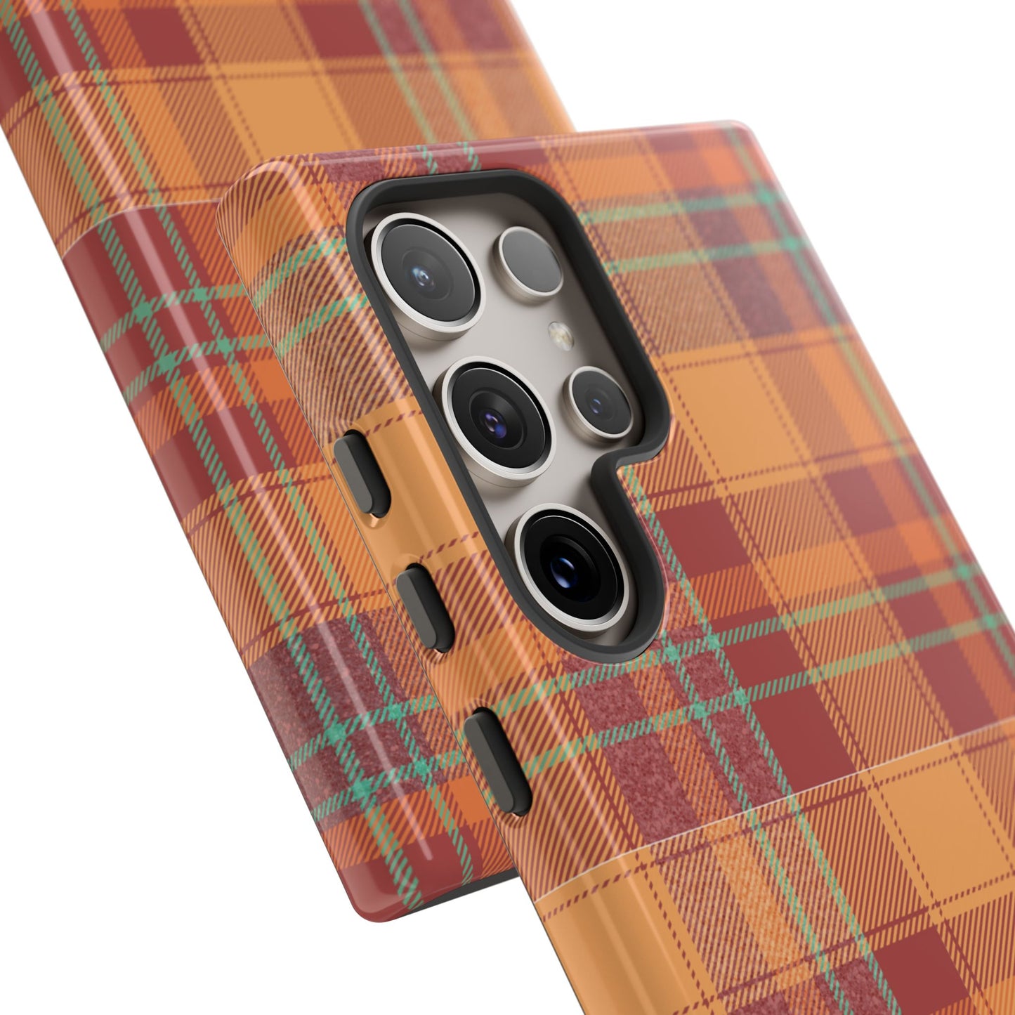 Samsung Galaxy Case - Autumn Tartan Plaid Design