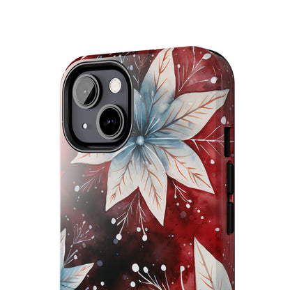 Winter Bloom Poinsettia – iPhone Case