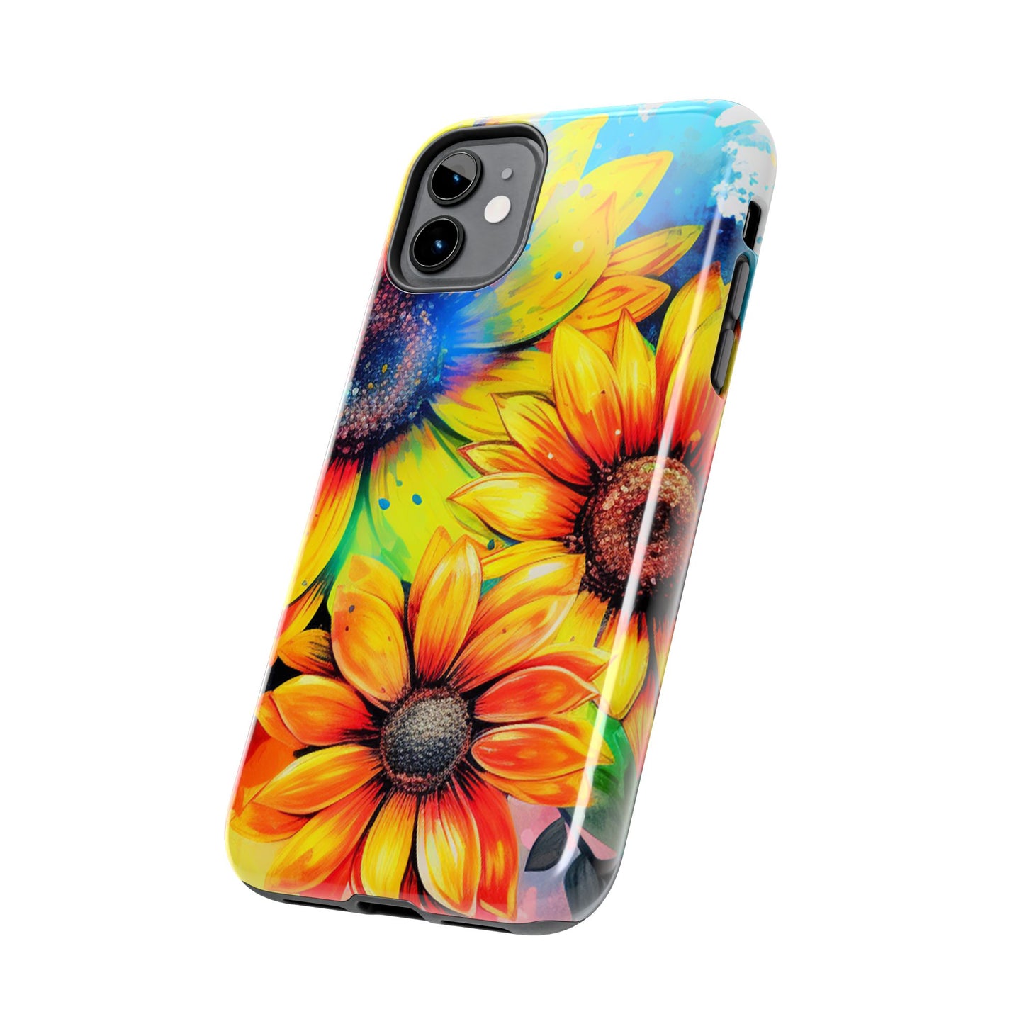 Vibrant Sunflower Splash - iPhone Series Case