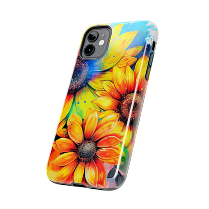 Vibrant Sunflower Splash - iPhone Series Case