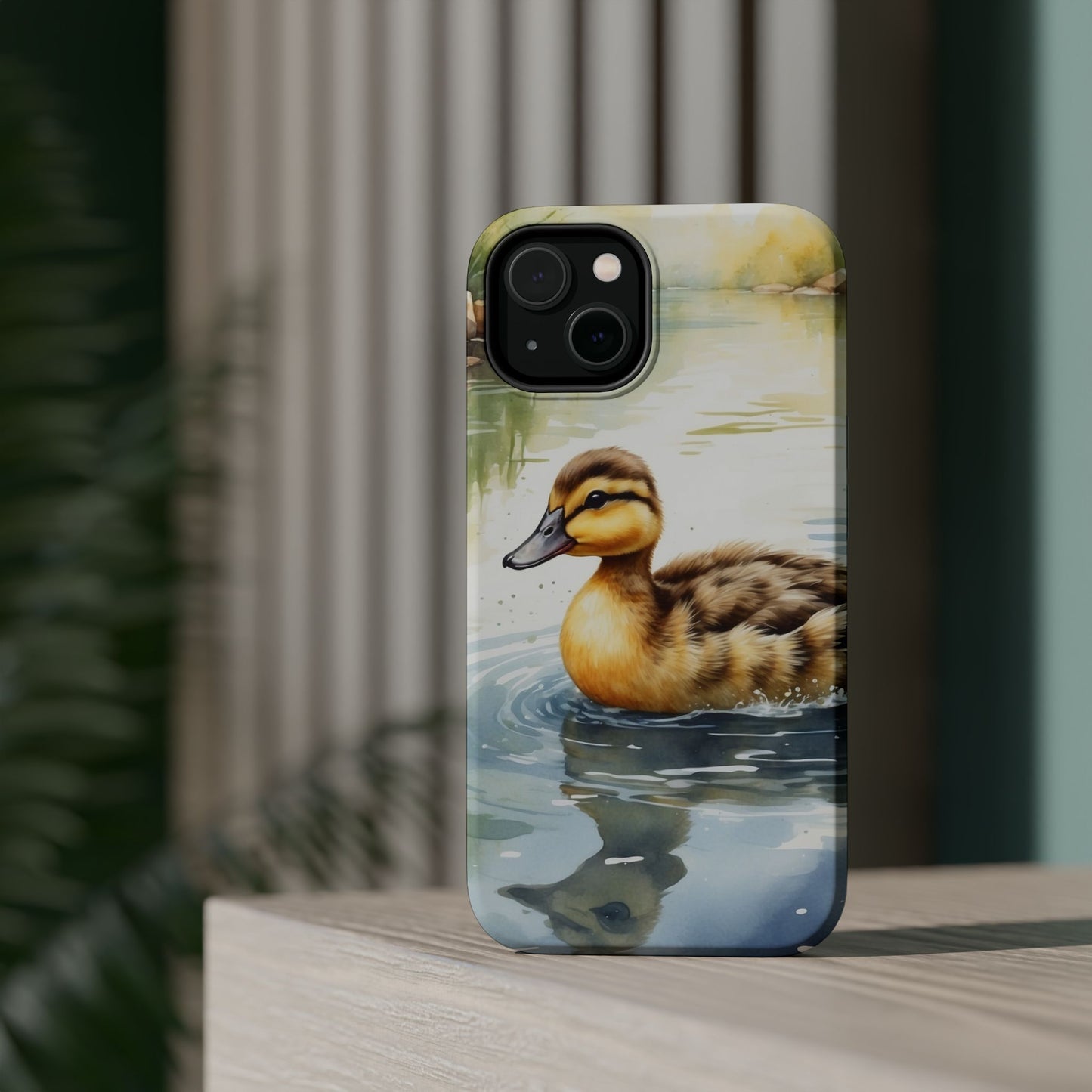 Graceful Duck Reflection – MagSafe iPhone Case