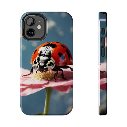 iPhone Case: Floral Ladybug Delight