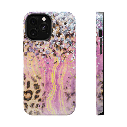 Glitter Glam Leopard – Magsafe iPhone Series Case