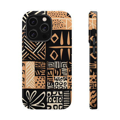 Tribal Geo-Pattern MagSafe Case – Bold Ethnic Design