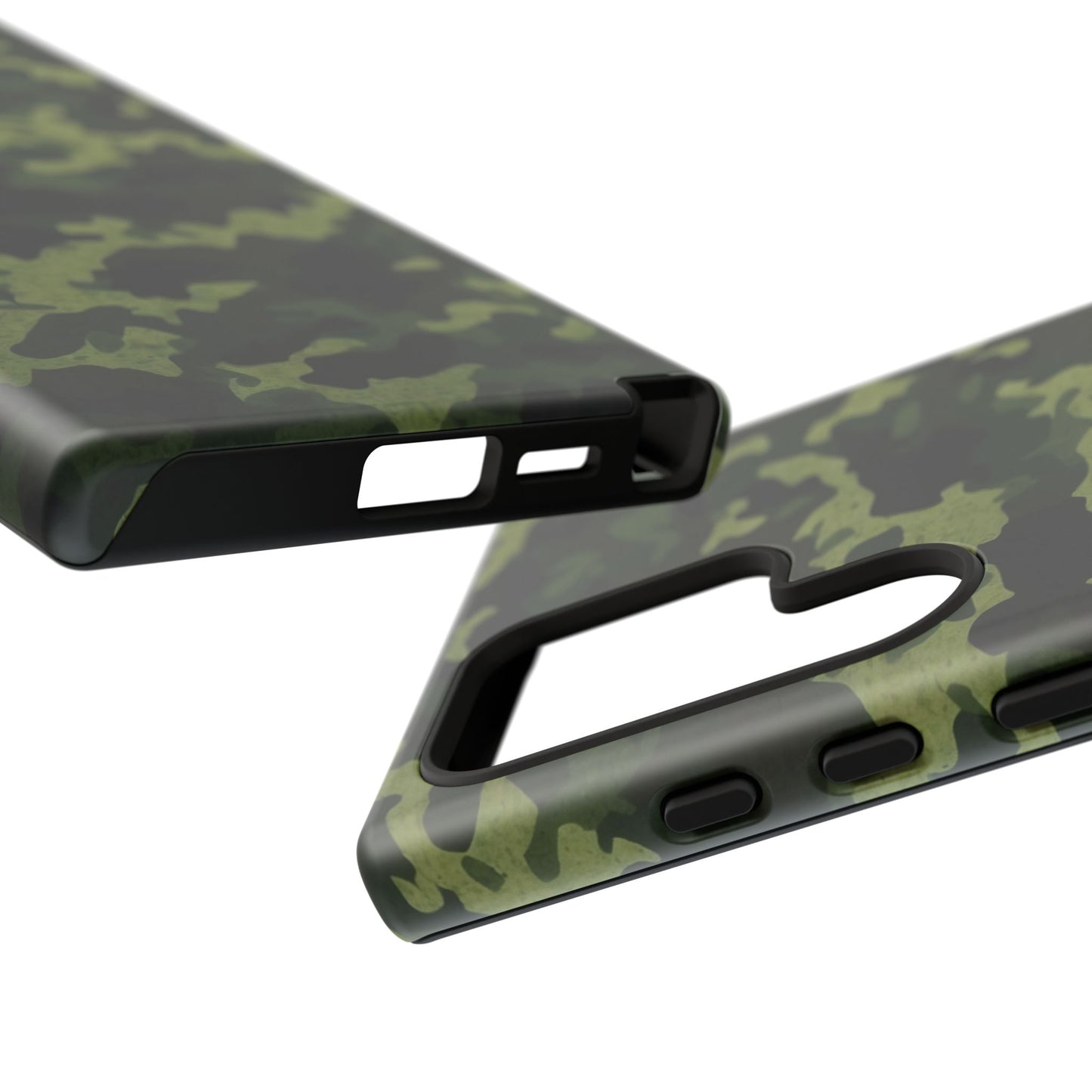 Dark Green Camouflage – Samsung Galaxy Case, Durable and Stylish