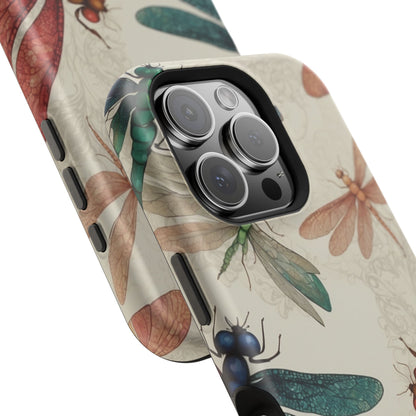 Vintage Dragonfly Garden – MagSafe iPhone Series Case