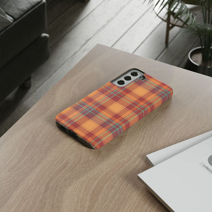 Samsung Galaxy Case - Autumn Tartan Plaid Design